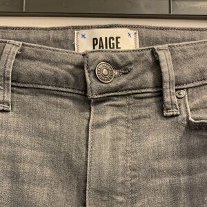 PAIGE Charcoal Denim Pants